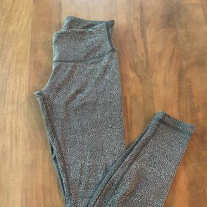 High-Rise Grey Speckled Lululemon Leggings